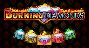Burning diamonds