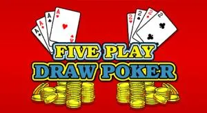 Five play draw poker