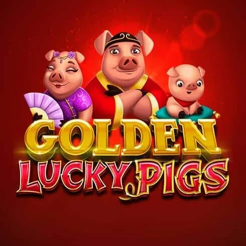 Golden lucky pigs