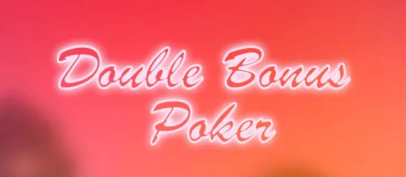 Double bonus poker