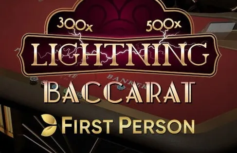 First person lightning baccarat