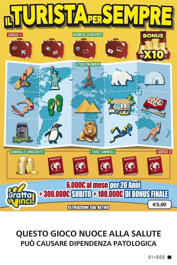 Il Turista per Sempre (gratta e vinci)
