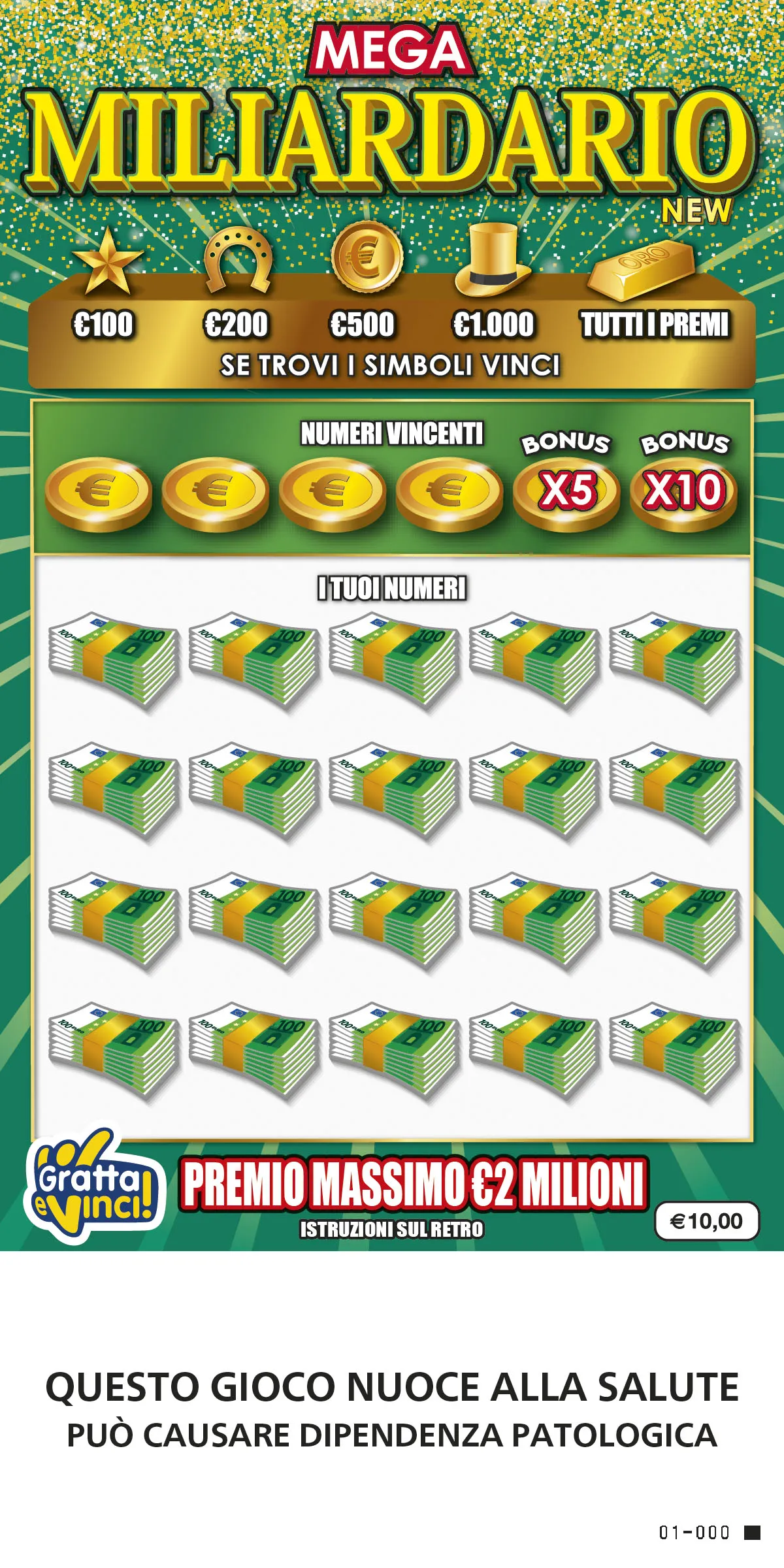 Mega Miliardario New (gratta e vinci)
