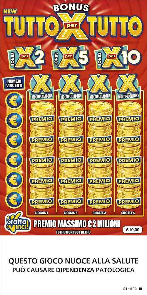New Bonus Tutto per Tutto (gratta e vinci)