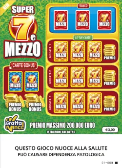 New Sette e Mezzo (gratta e vinci)