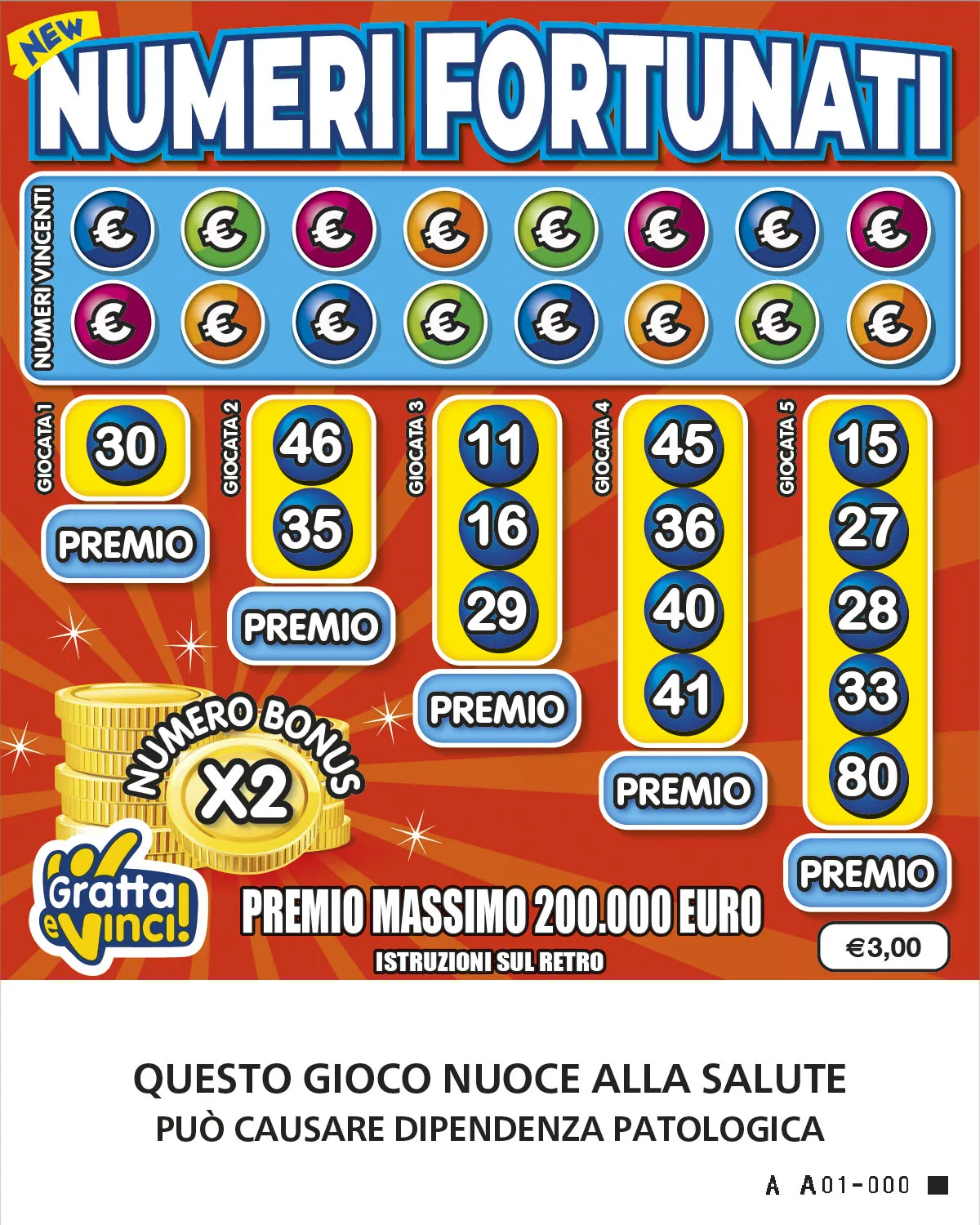 Numeri Fortunati New (gratta e vinci)
