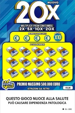 Nuovo 20X (gratta e vinci)