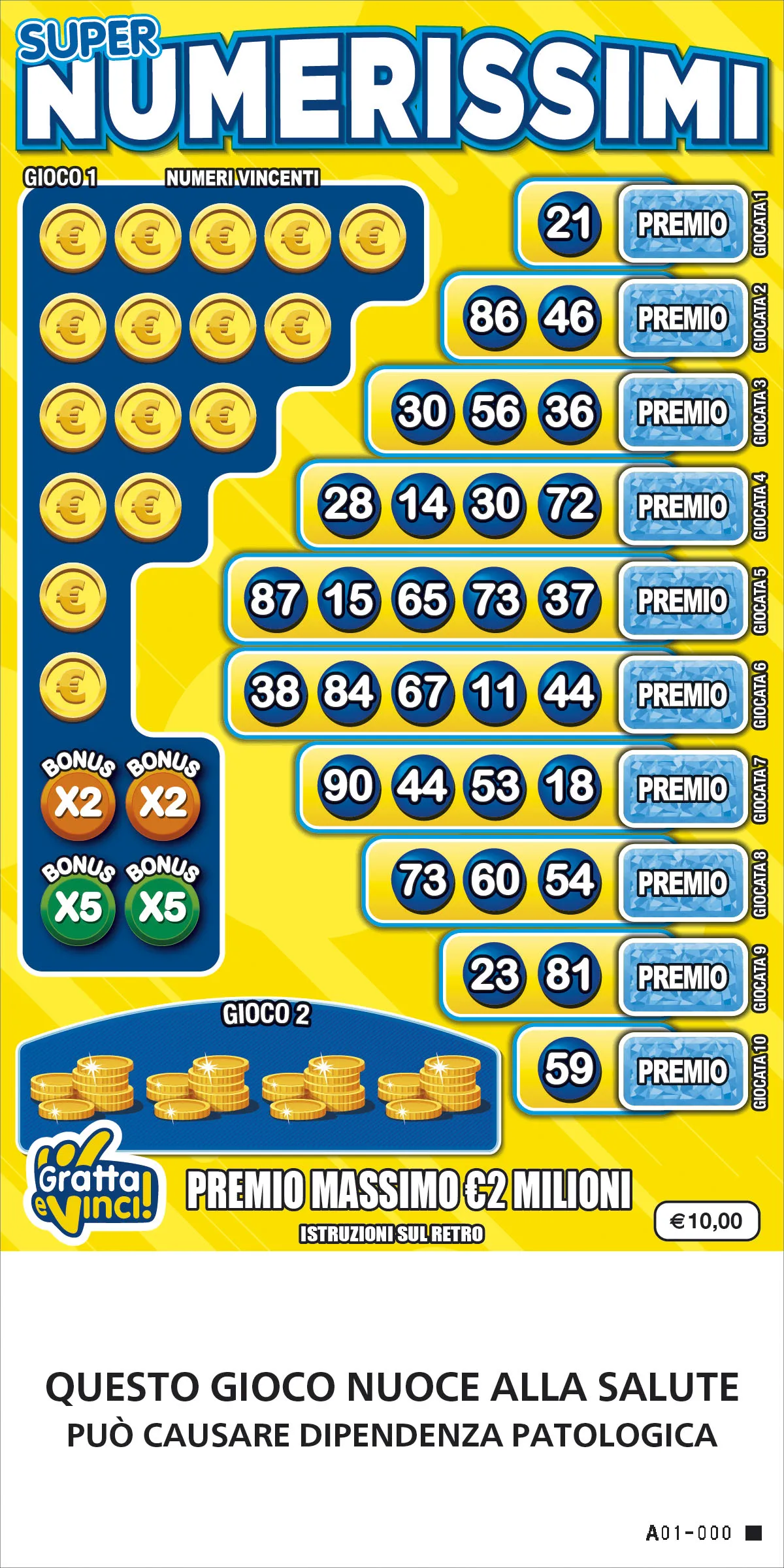 Super Numerissimi (gratta e vinci)