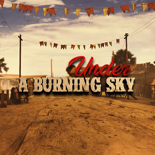 Under a burning sky
