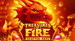 Treasures of fire scatter pays