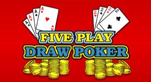 Five play draw poker