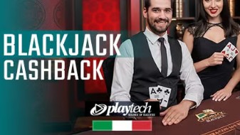 Live italian cashback blackjack