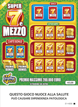 New Sette e Mezzo (gratta e vinci)